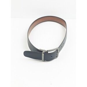 Original Penguin Belt Men 32 Black Bonded Leather Auto Lock Buckle Dress